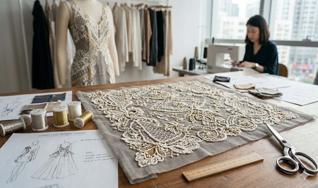 Custom Lace Fabric Manufacturer for Fashion Brands