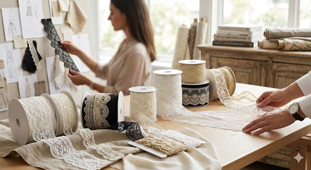 Top Lace Trim Suppliers for Designers and Retailers | B2B Textile Solutions