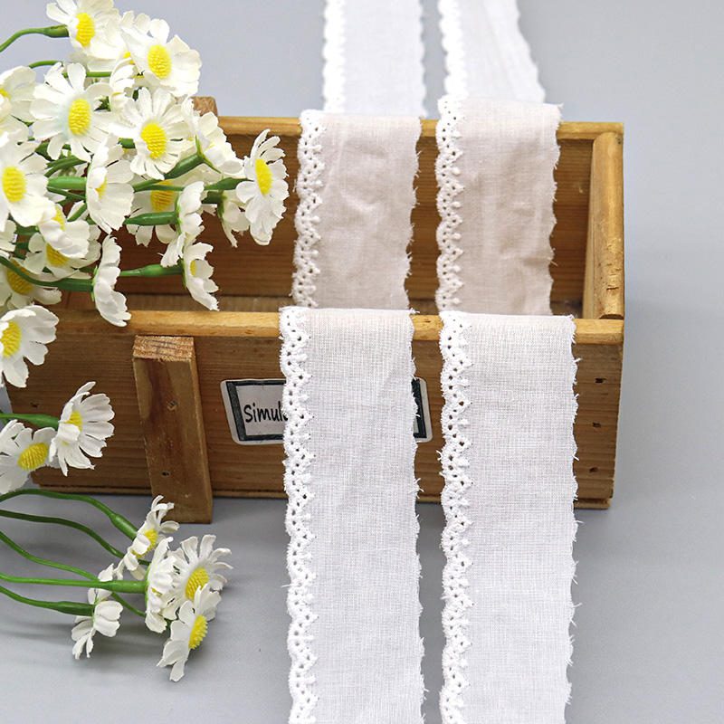 Delicate 3cm Cotton Lace Edging for Baby Clothes and Heirloom Crafts - Image 6