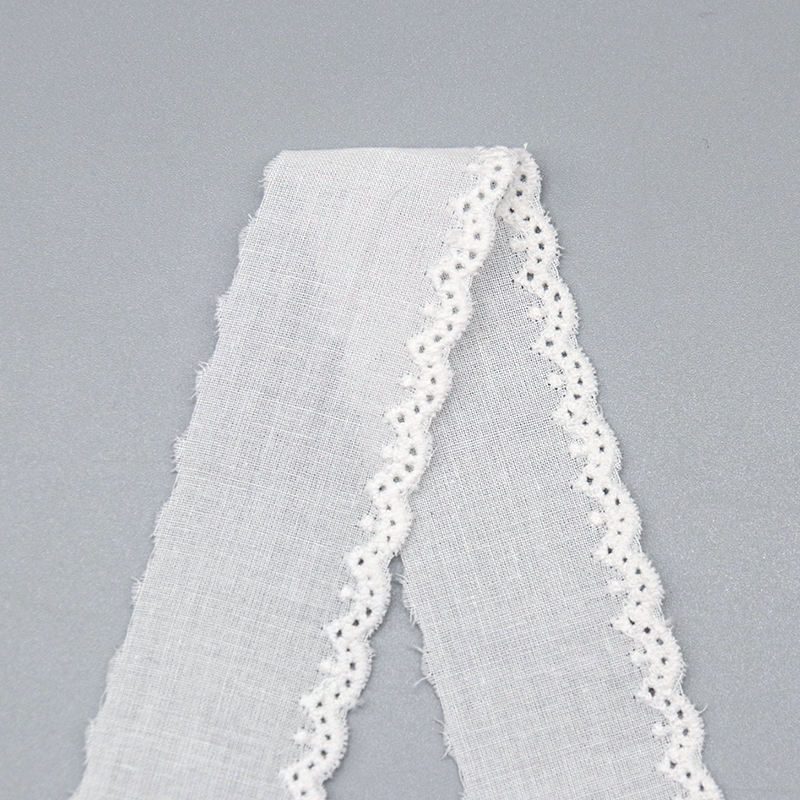 Delicate 3cm Cotton Lace Edging for Baby Clothes and Heirloom Crafts - Image 4