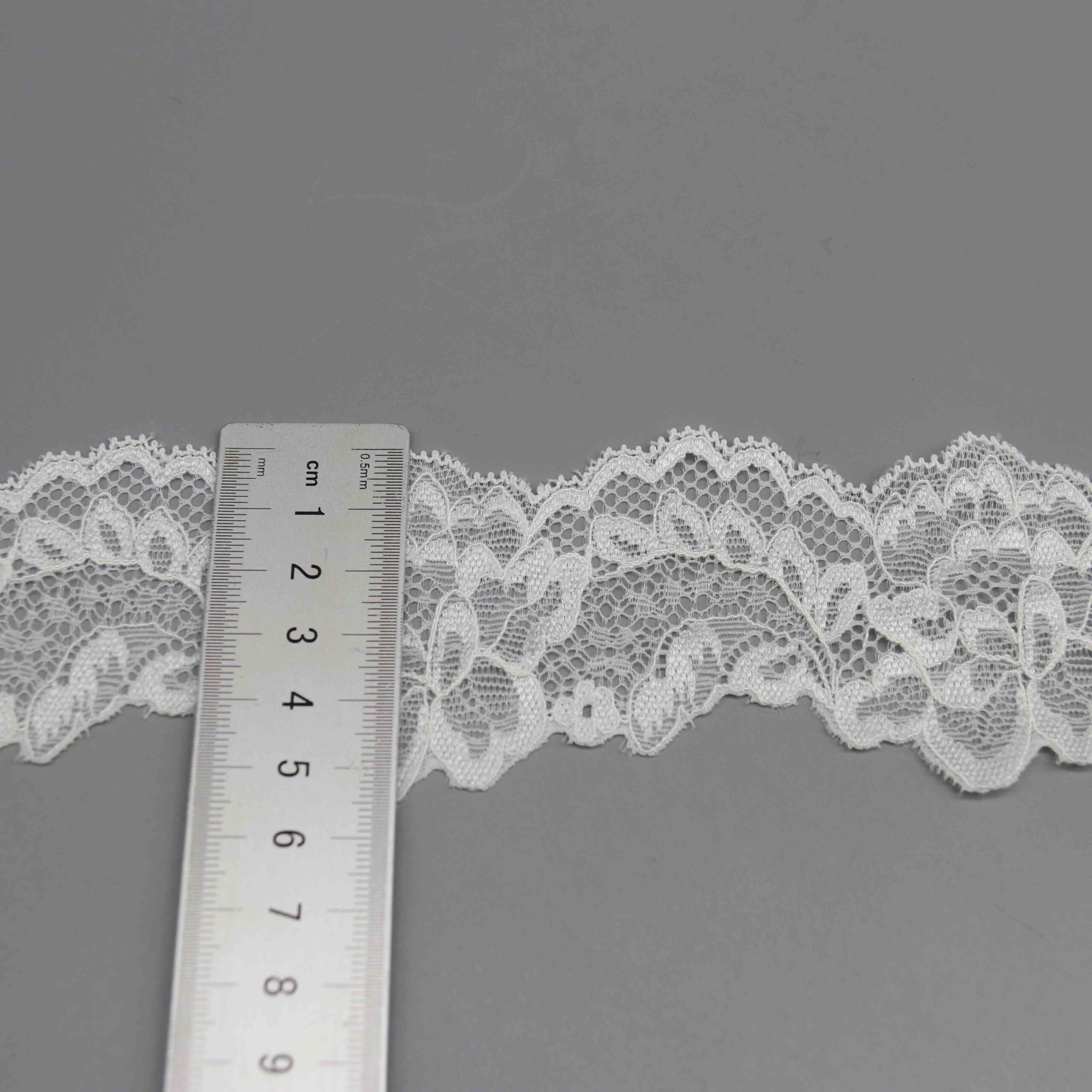 Wide Elastic Lace for Lingerie Bands and Apparel Cuffs - Image 5