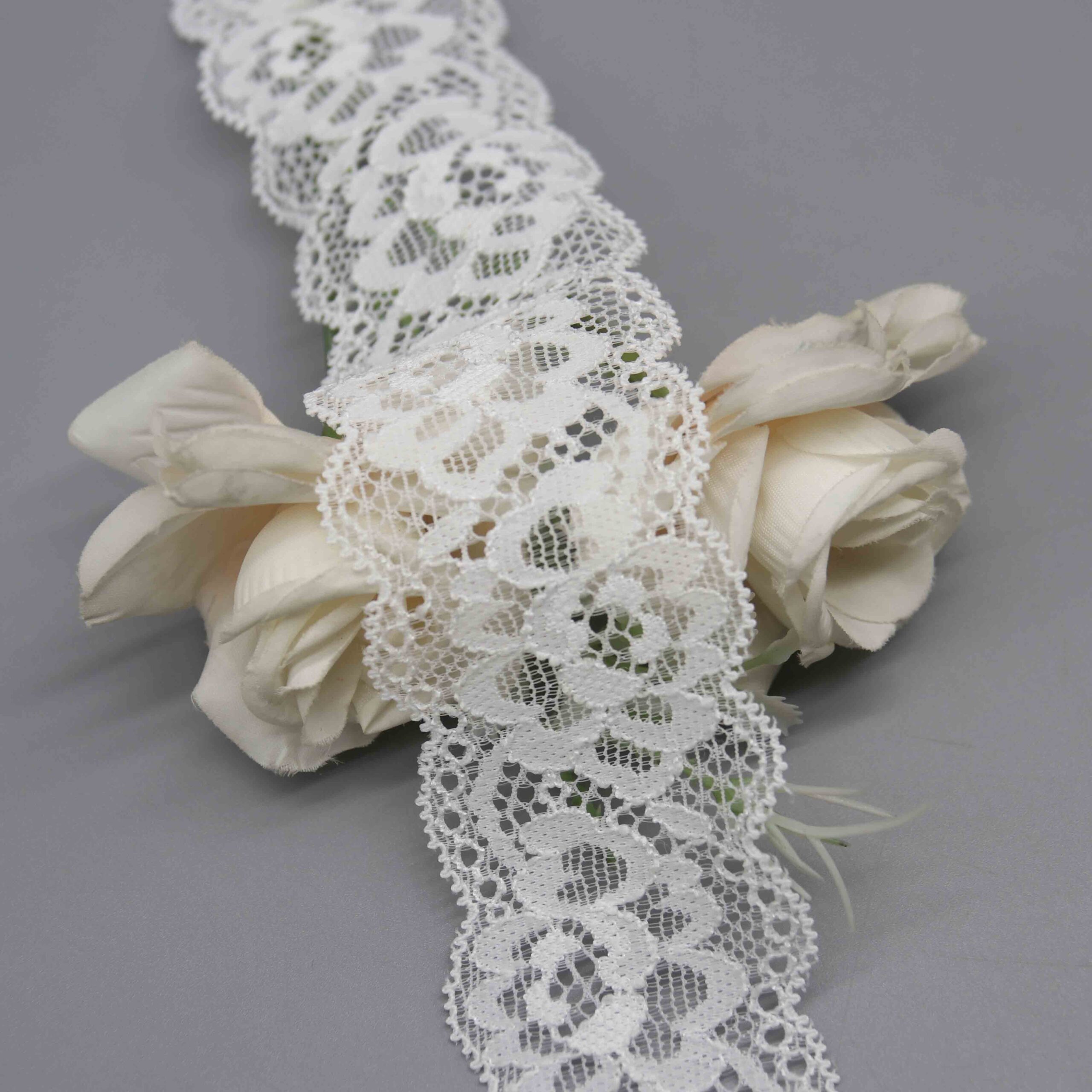 Durable stretch lace trim for lingerie and apparel manufacturing - Image 2