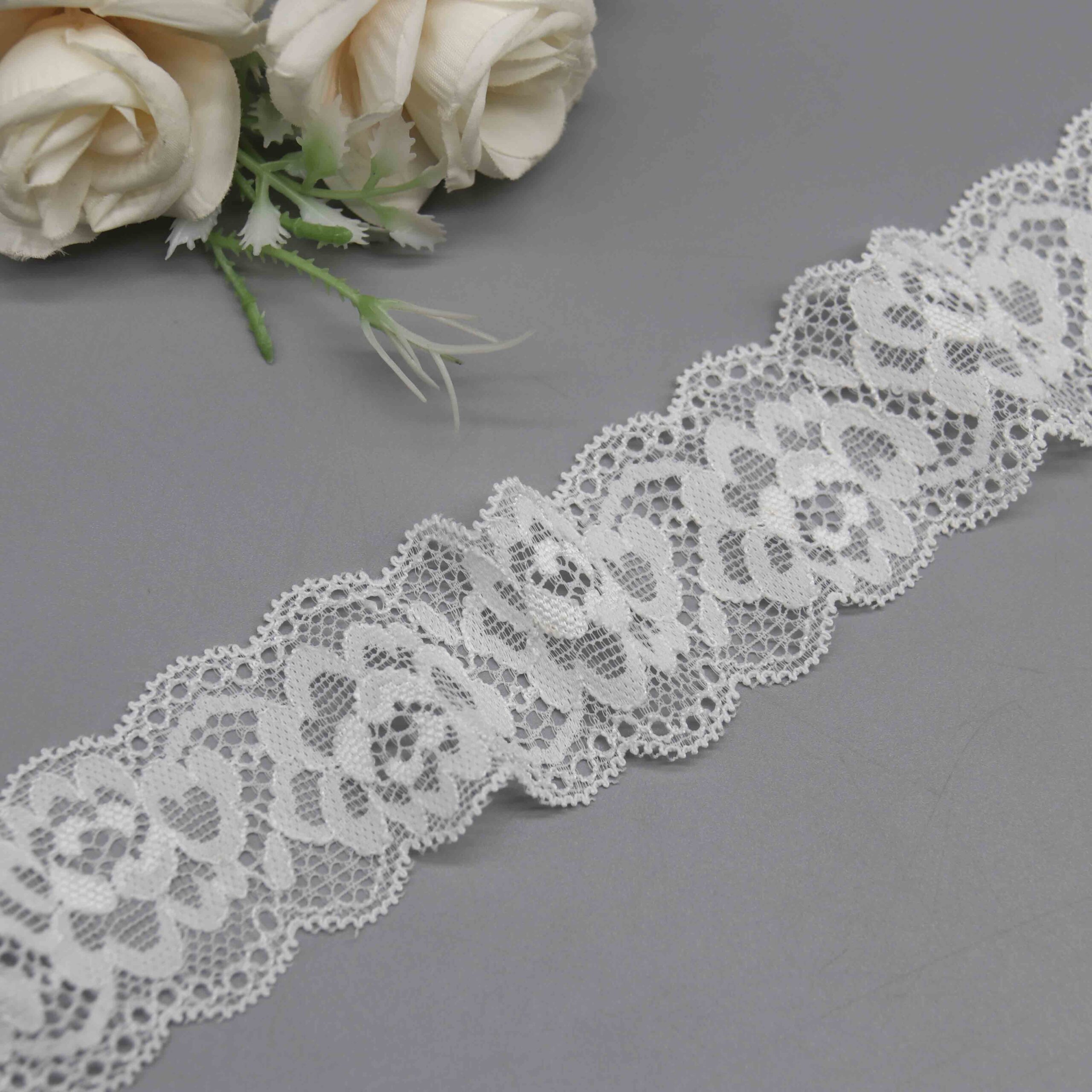 Durable stretch lace trim for lingerie and apparel manufacturing - Image 4
