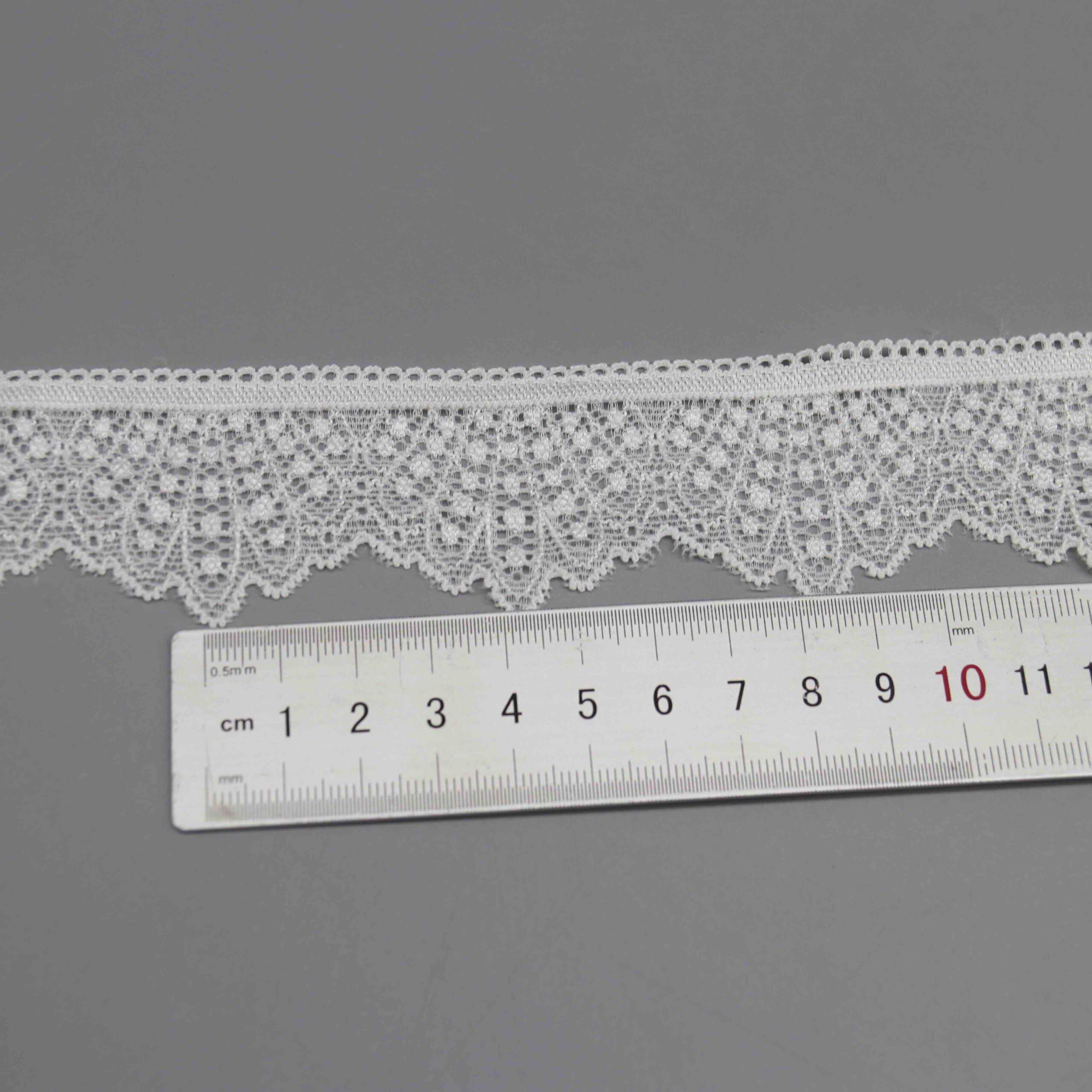 4.5cm Scalloped Edge Stretch Lace for Lingerie Waistbands and Hems - Image 6
