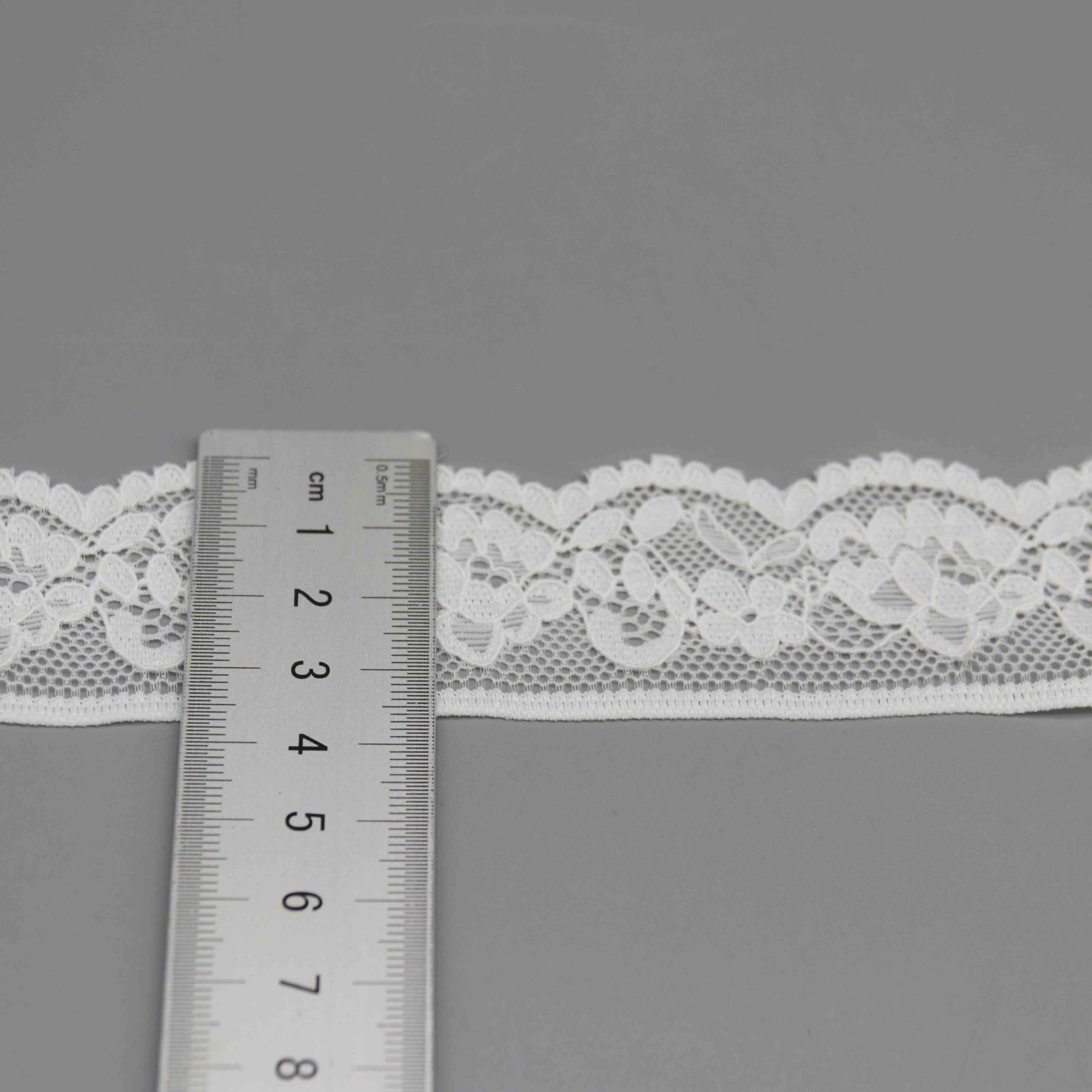 Classic Floral Elastic Lace Trim for Delicate Lingerie Straps and Accents - Image 5