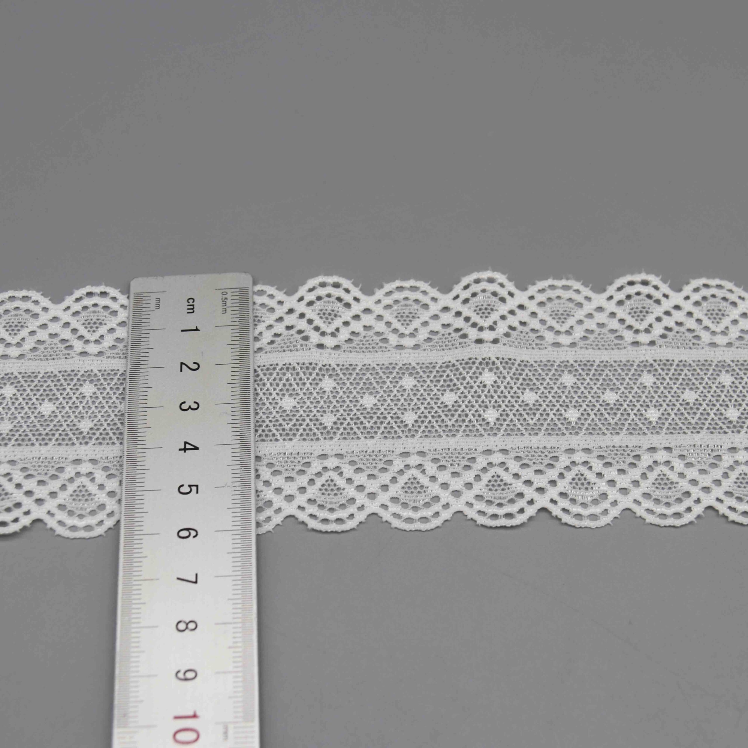 Geometric Stretch Galloon Lace for Lingerie Waistbands and Activewear - Image 4