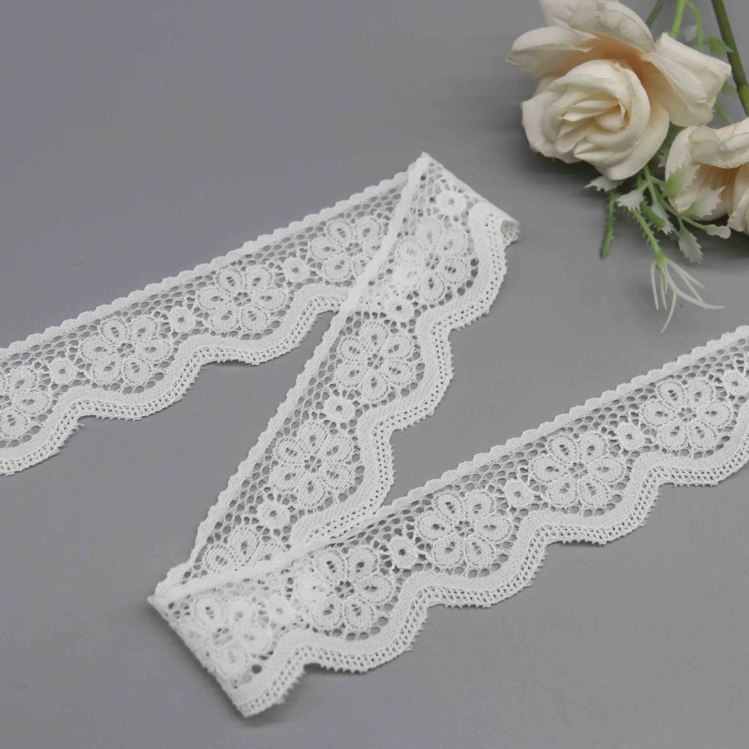 Delicate Galloon Lace Trim for Lingerie Straps and Apparel Edging - Image 4