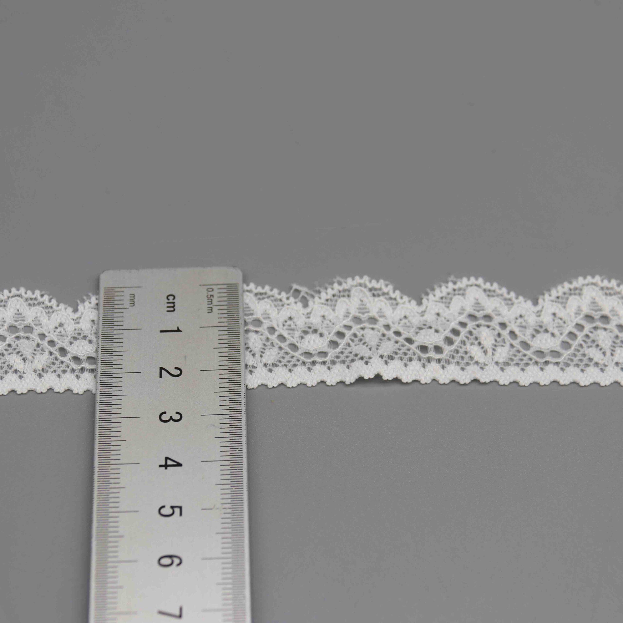 2.5cm Wavy Stretch Lace Trim for Lingerie and Decorative Crafts - Image 5