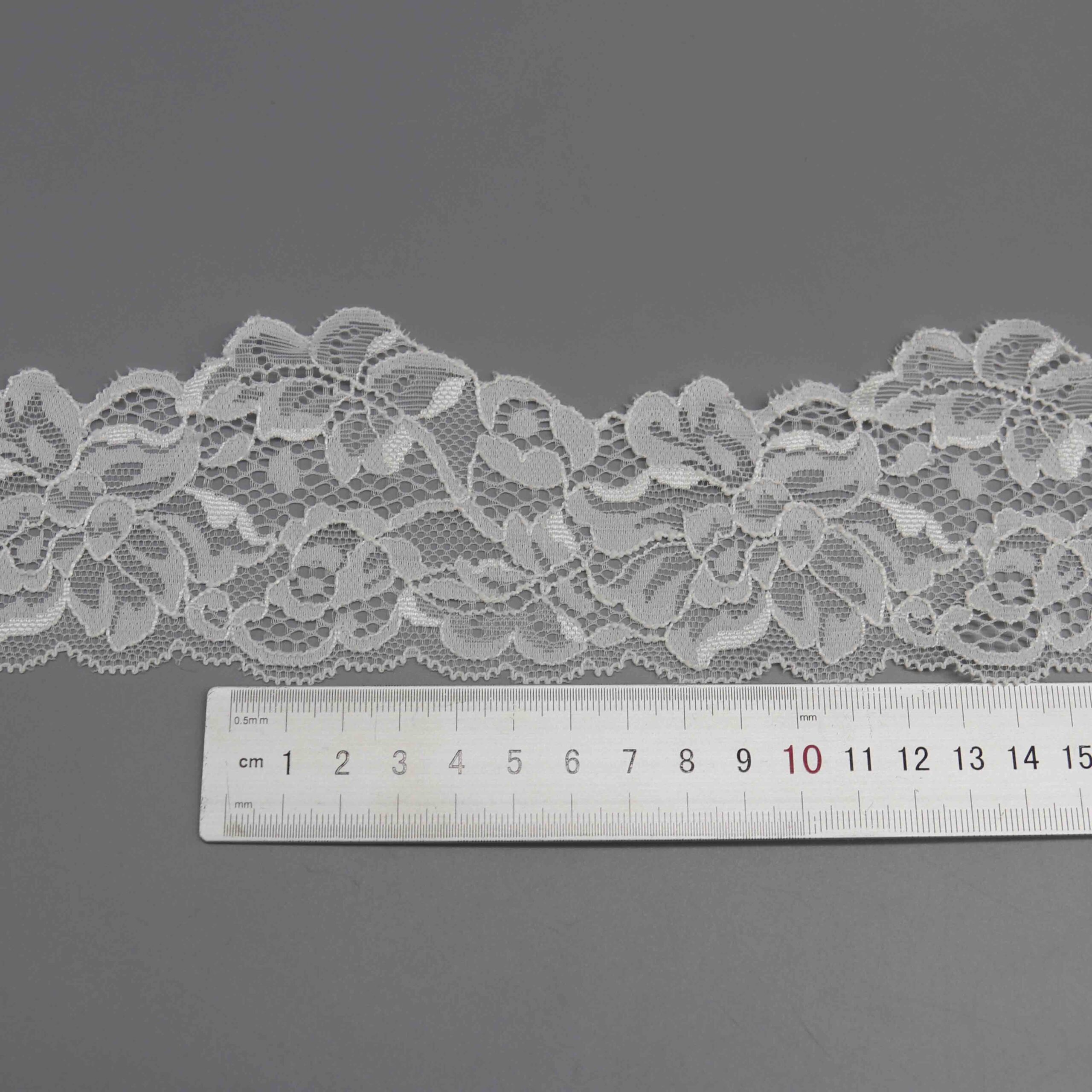 7cm Wide Floral Stretch Lace for Lingerie Bands and Garment Overlays - Image 5