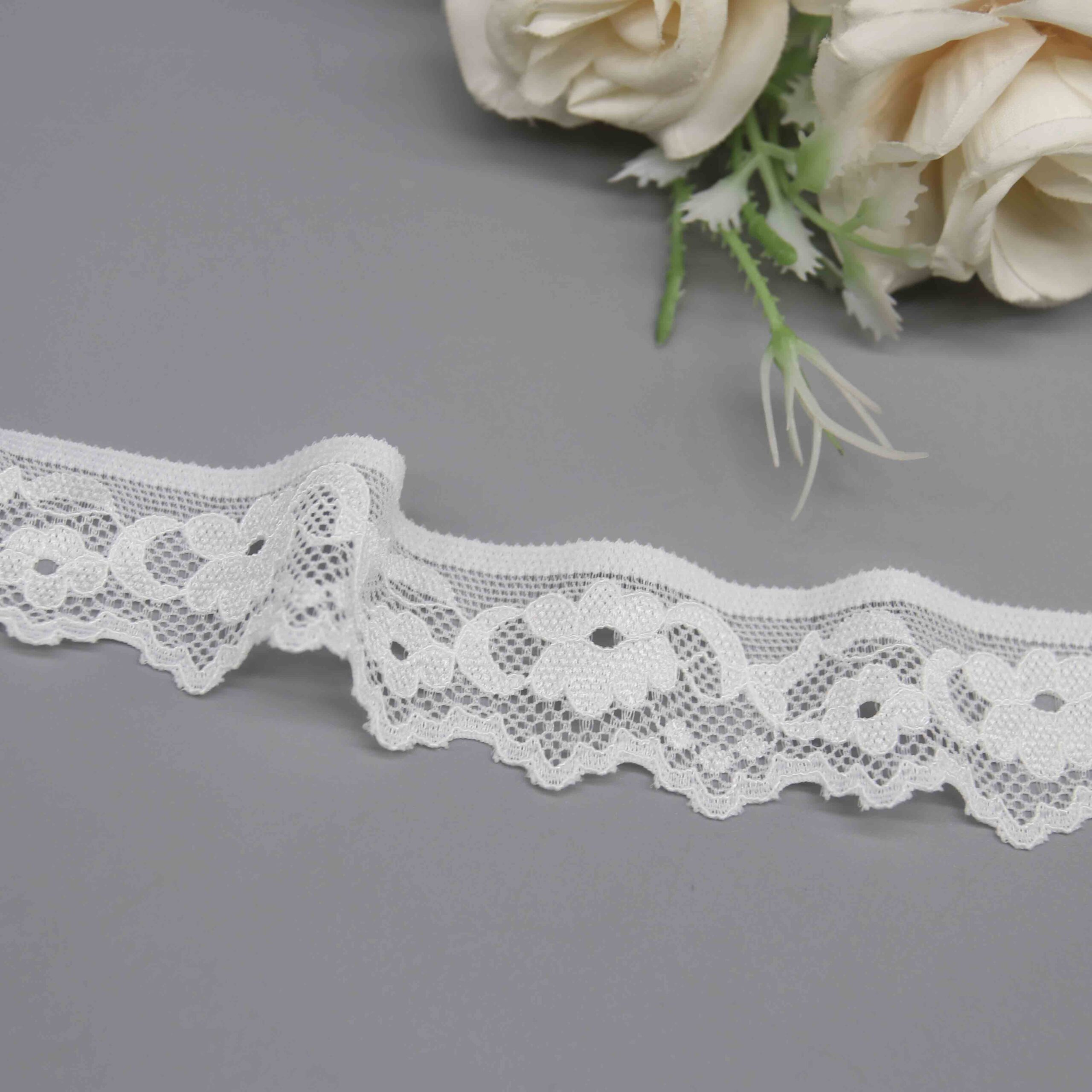 Delicate Galloon Lace Trim for Lingerie Edging and Apparel Accents - Image 2