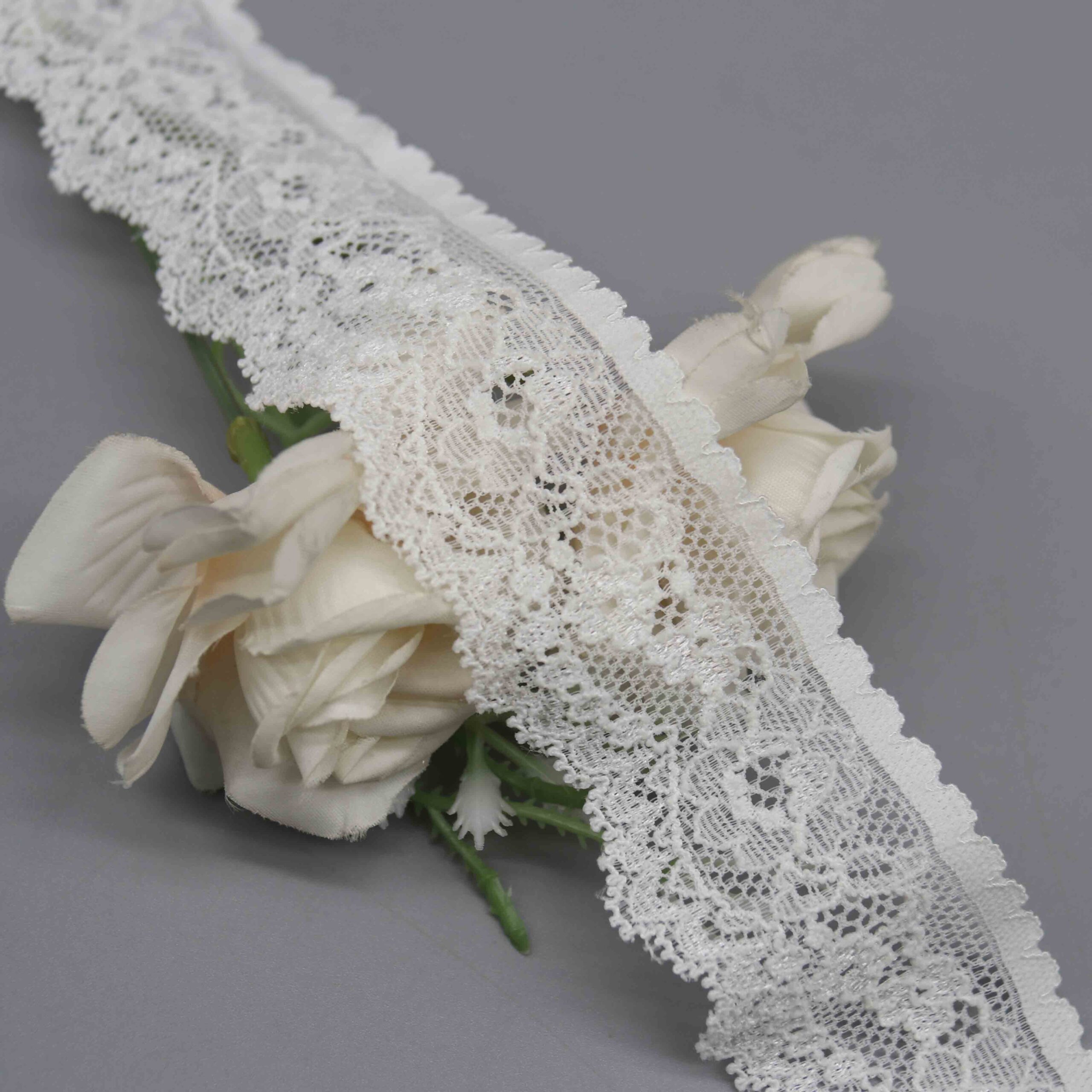Fine Stretch Lace for Lingerie Bands and Garment Trims - Image 4