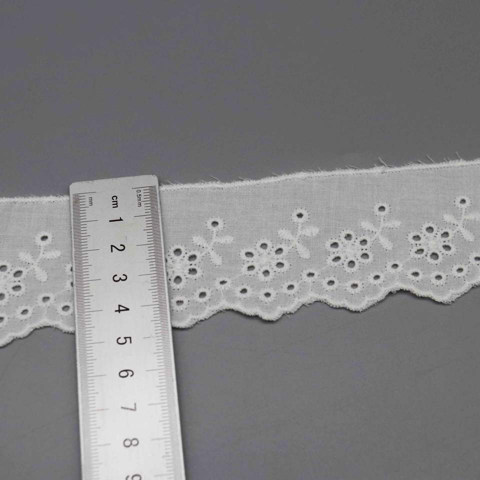 100% Premium Cotton Fabric: A soft, breathable, and hypoallergenic natural fiber trim, perfect for high-quality garments.
