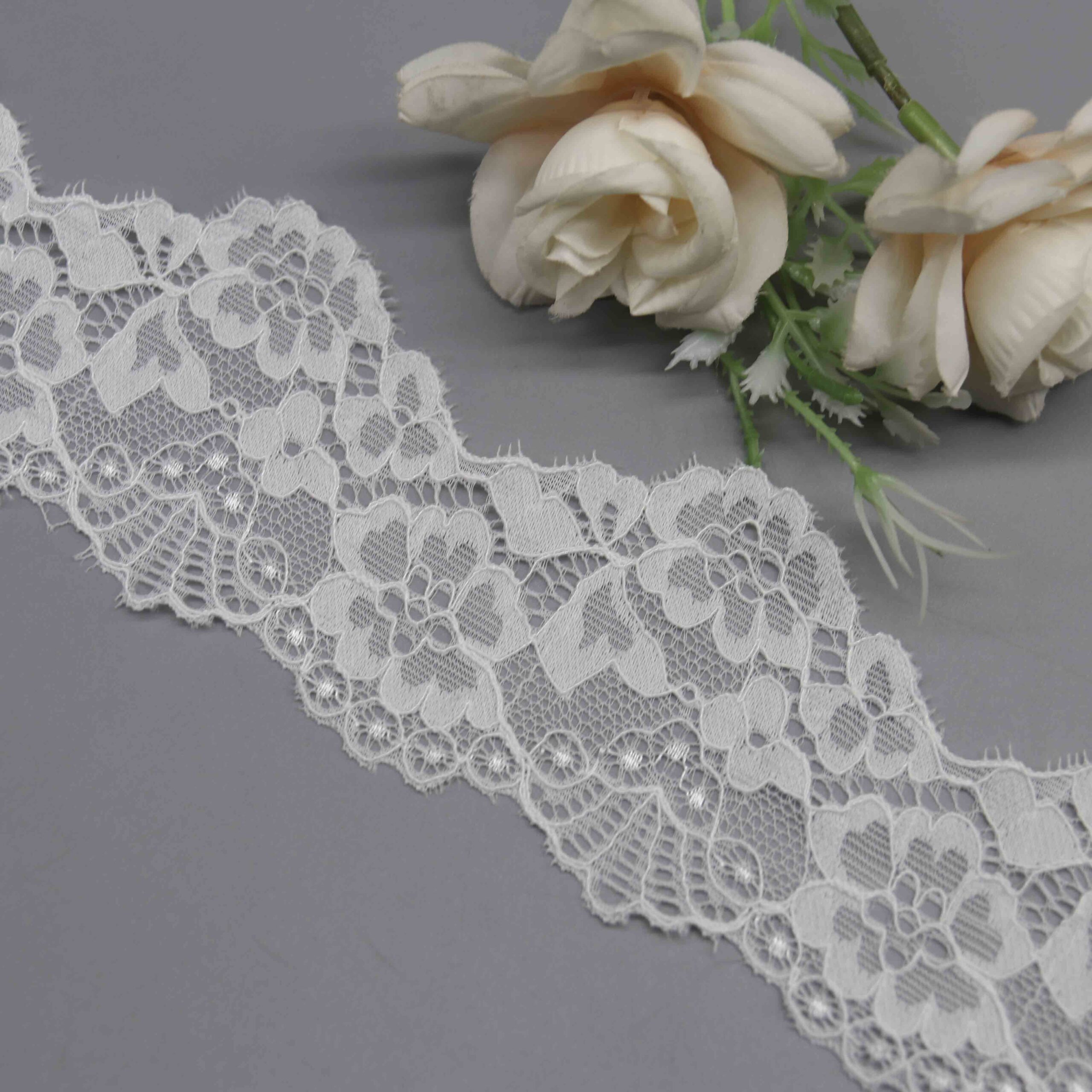Generous Wide Stretch Lace for Lingerie Longlines and Apparel Hems - Image 3