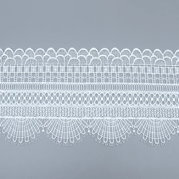 Embroidery Trimming Lace Luxury Elegance Water Soluble Lace for Garment | JX61379 - 图片 9