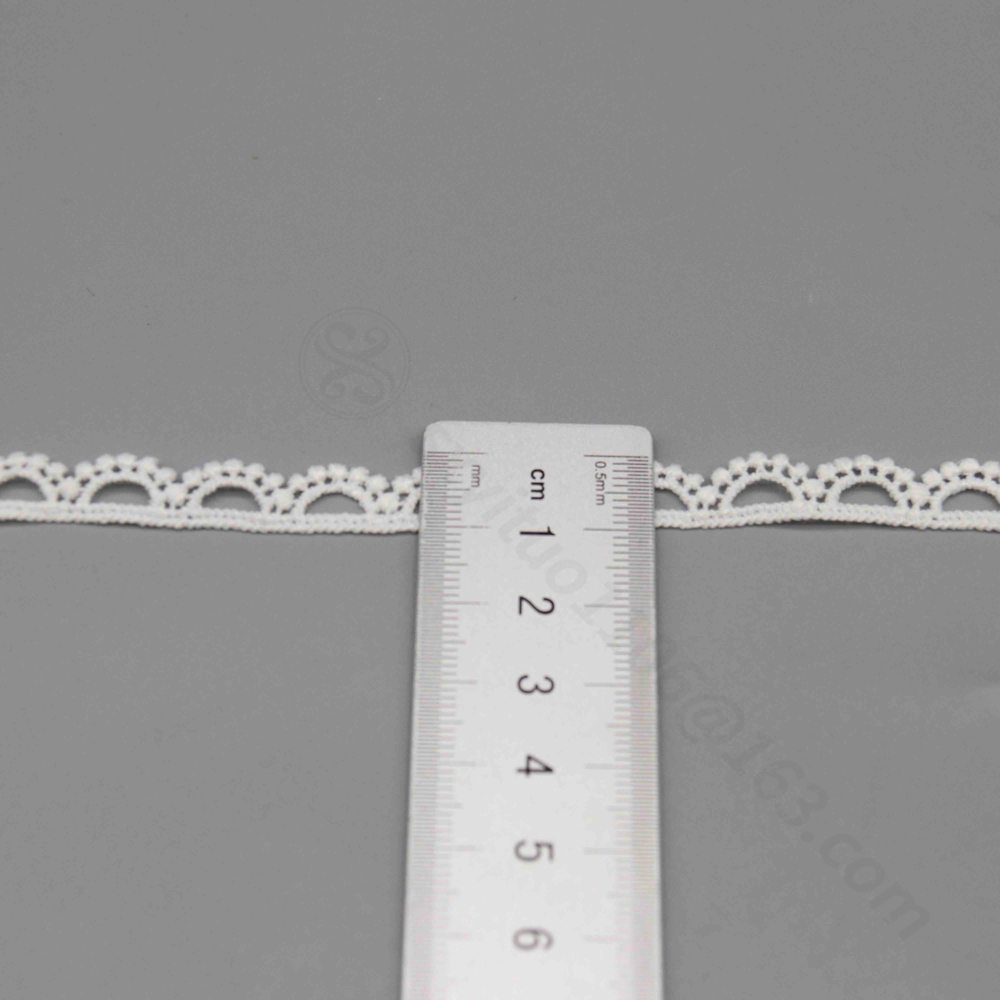 High-resolution image of popular water-soluble lace trim ribbon
