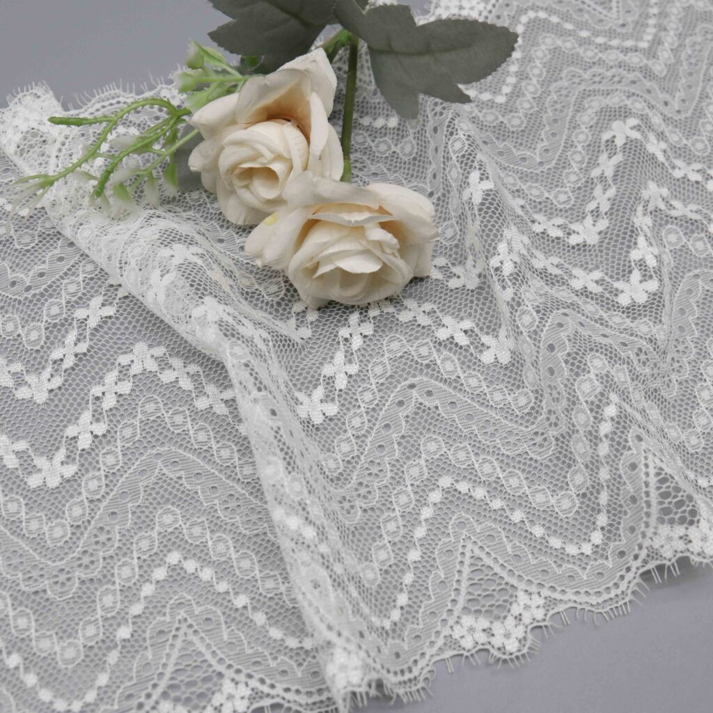 stretch lace trim in factory
