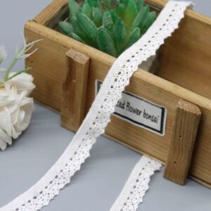 Torchon Diamond Nylon & Spandex Stretch Lace Trim 1.5cm for Lingerie