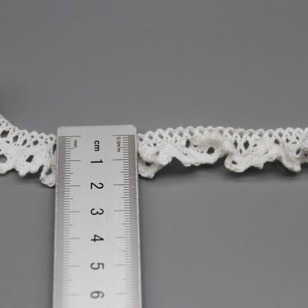 Horizontal ruler placement illustrating the spacing and scale of the floral design cycle