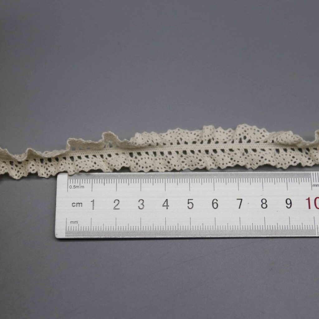 Horizontal ruler placement illustrating the spacing and density of the gathered design cycle