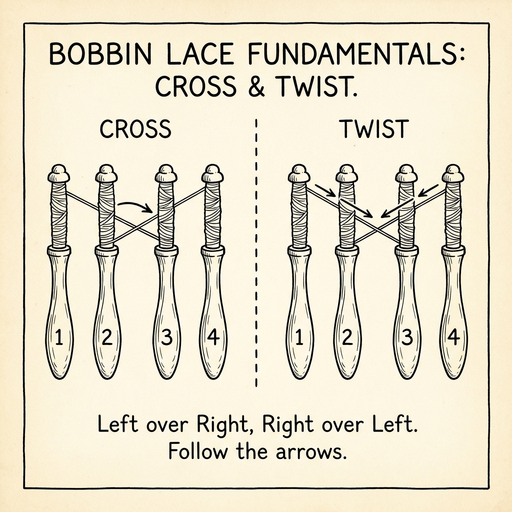 Diagram showing the two moves