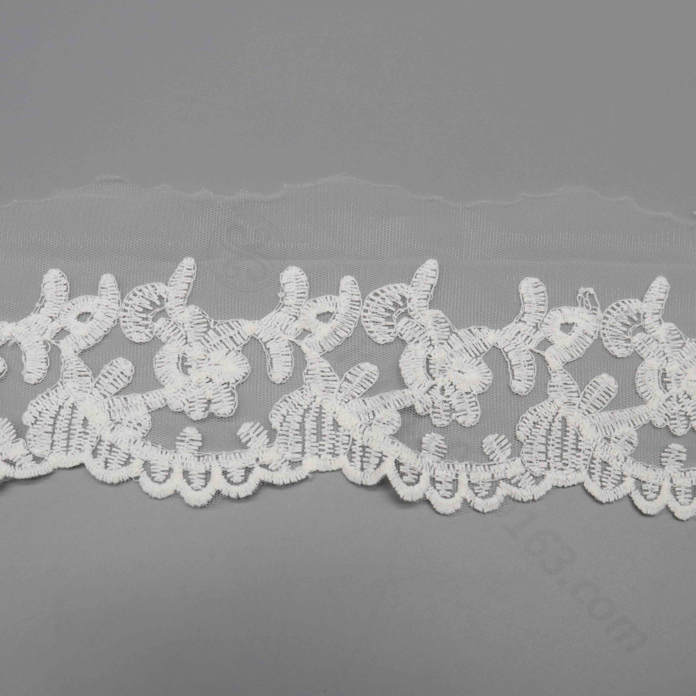 Vertical sizing gauge displaying exact 11.5cm dimension of wide decorative ribbon